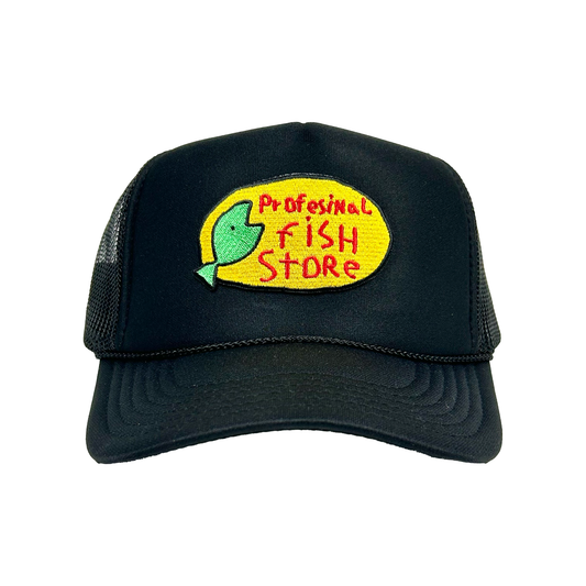 Profesinal Fish Store Trucker Hat (Embroidered Logo)