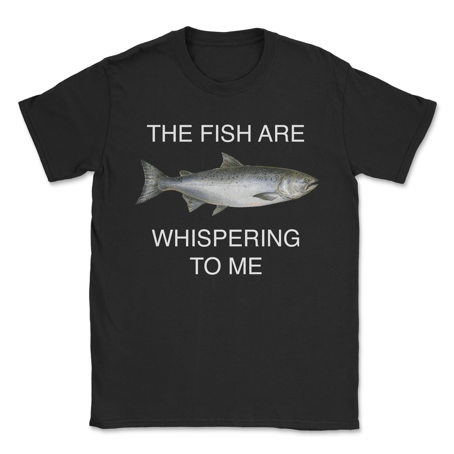 The fish are whispering to me